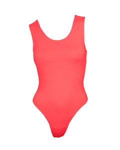 brazen bodysuit in red