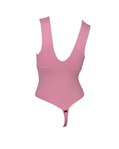 brazen bodysuit in bright pink