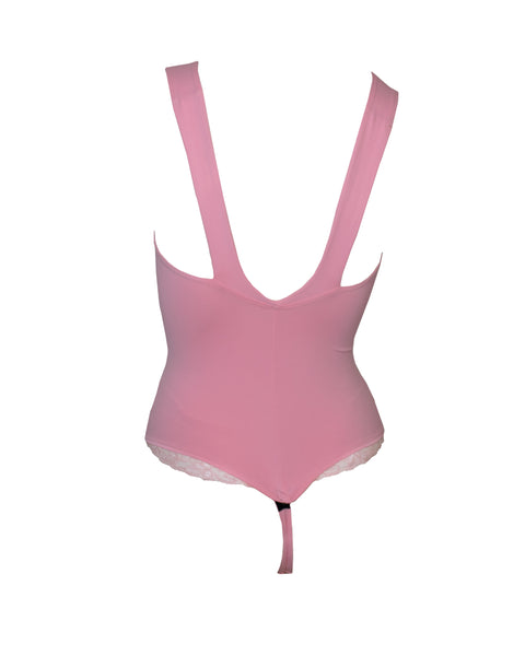 boisterous bodysuit in bright pink