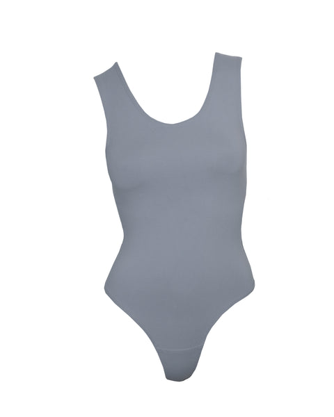 brazen bodysuit in cool grey